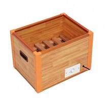 Bedroom solid wood heater electric fire box living room electric fire barrel dormitory E deepened foot warmer baking foot warmer stove baking fire o