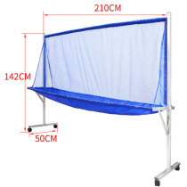 Floor-standing table tennis ball collecting net portable mobile serving G machine collecting net recycling net training ball collecting net
