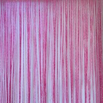 No punching tassel door curtain self-adhesive Velcro decorated with dense silver thread partition J living room and bedroom decoration with curtain curtain window