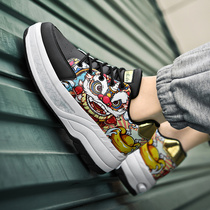 Heelys four-wheel invisible two-wheel student roller skates shrinkable walking boys wheel shoes childrens deformed shoes