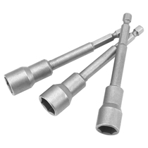 Wind batch magnetic sleeve inner hexagonal extended bit electric drill socket outer hexagonal socket head strong magnetic electric wrench 1