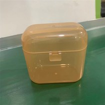 Baby products transparent square pacifier box snack storage box pp pacifier teether storage box manufacturer