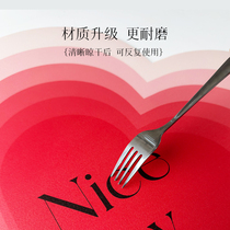 Ness insulation mat high temperature resistant household coaster bowl and plate coaster rubber anti-scalding mat dining table mat love cartoon placemat