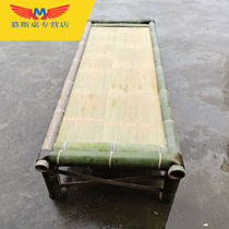 Manwan wood bamboo bed bamboo woven single bed p double bed ancient bamboo cool bed nap bed bamboo bed old-fashioned handmade traditional