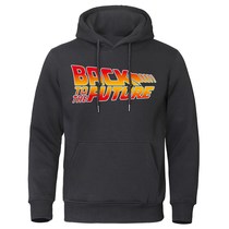 Back to the Future Hoodies Men Autumn Winter Pullovers Lette