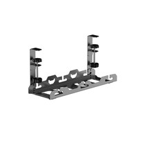 No punching under the table cable manager household socket row router wire data cable holder simple cable winder