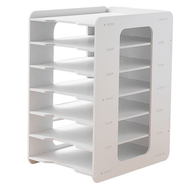 Cornwaz file rack multi-layer information office supplies storage classification office desktop storage box storage box