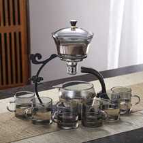 Xiangyuns new lazy tea set fully automatic tea making artifact household kung fu teapot set tea making device glass teapot