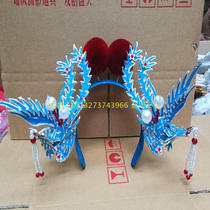 New phoenix hairpin studio photography phoenix crown headdress bridal phoenix hat and headdress video anchor props