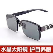 Crystal sunglasses for men too handsome mens glasses for men to drive 2 special cars 022 fishing glasses for drivers