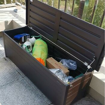 Storage cabinet storage box storage cabinet shoe cabinet outdoor waterproof rain outdoor balcony garden aluminum courtyard multi-function