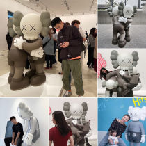 Jin Fuxi kaws Sesame Street doll cartoon ornaments Internet D celebrity ornaments entrance large shopping mall display fiberglass