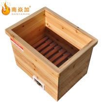 Deep barrel solid wood heater foot warmer fire box w electric oven electric stove household foot roasting electric stove electric fire
