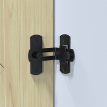 No-punch door lock sliding door latch sliding door lock barn door lock hasp lock stainless steel door lock