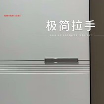 2024 new one door to top sliding door customized 2 0G thick aluminum frame wall metal wardrobe door customized according to drawing