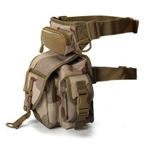 Tactical leg bag for men riding motorcycles and motorcycles multi-functional water-repellent leggings diagonal Oxford cloth waist bag Luya bag