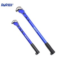 Quick steel bar wrench straight thread universal pipe wrench torque multi-function pipe wrench water pipe pliers tool