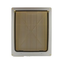 New pet products pet door cat door dog door automatic entry and exit door H dog fence white cat kennel special for large dogs