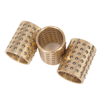 Ball bearing guide sleeve ball bearing steel ball holding frame ball bearing bush sliding copper sleeve plastic steel ball Y sleeve shaft 30 copper