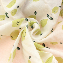 Spring and summer super soft bamboo e-cotton gauze scarf baby large triangle scarf pure cotton mouth towel bag childrens scarf thin square