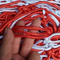 Bold polyester football net two-color goal net red white blue white football net color 5-a-side V7-a-side 11-a-side