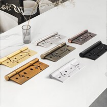 5-inch mother-in-law hinge indoor bedroom wooden door slot-free stainless steel letter hinge folding leaf loose-leaf bronze