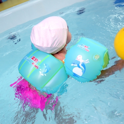 Self-swim Baby baby boy integrated arm ring u with back adrift chest Tolcan detachable arm circle swimming pool 2-6 years old water sleeve