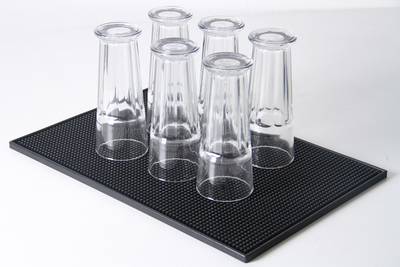 Rubber water filter mat square bar mat bar mat soft rubber bar mat water filter mat anti-S slip mat bar mat water-proof mat