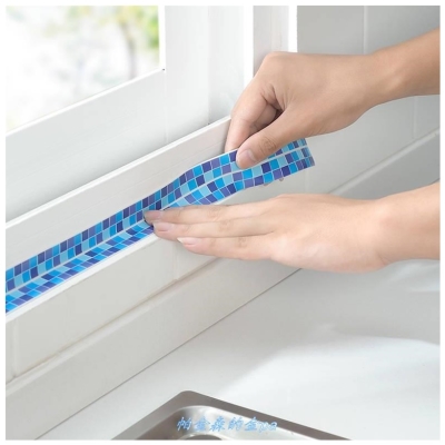 Beautiful edge line edge banding strip kitchen sink pool waterproof sticker self-adhesive moisture-proof oil-proof and mildew-proof stove countertop beauty