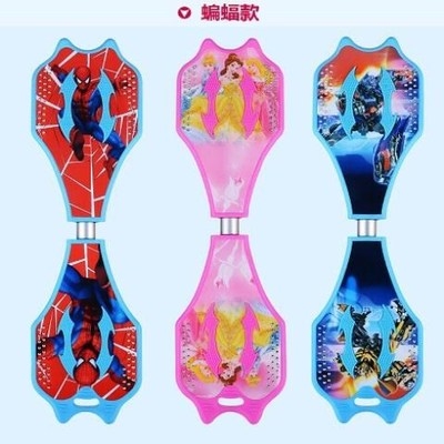 Sufa 2019 new skateboard childrens scooter adult flash two-wheeled snake board swing teen twist car