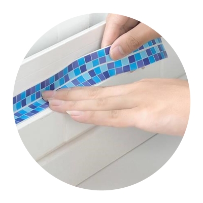 Beautiful edge seal kitchen sink and pool waterproof sticker self-adhesive moisture-proof oil-proof mildew-proof stove and countertop beauty