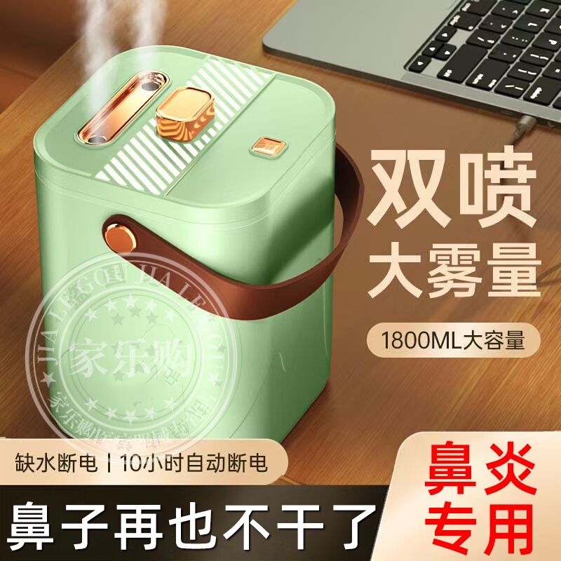 Nasal Dryness Air Humidifier, Silent Nasal Mist Generator for Rhinitis, Large Mist Volume Atomizer, Home Use Nasal Moisturizer Lf