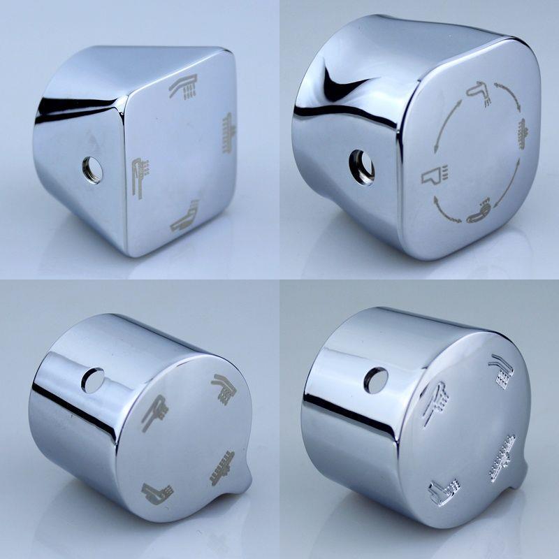 Shower Faucet Repair Parts, Four-Position Diverter Rotary Switch Handle, Shower Mixing Valve Core Converter