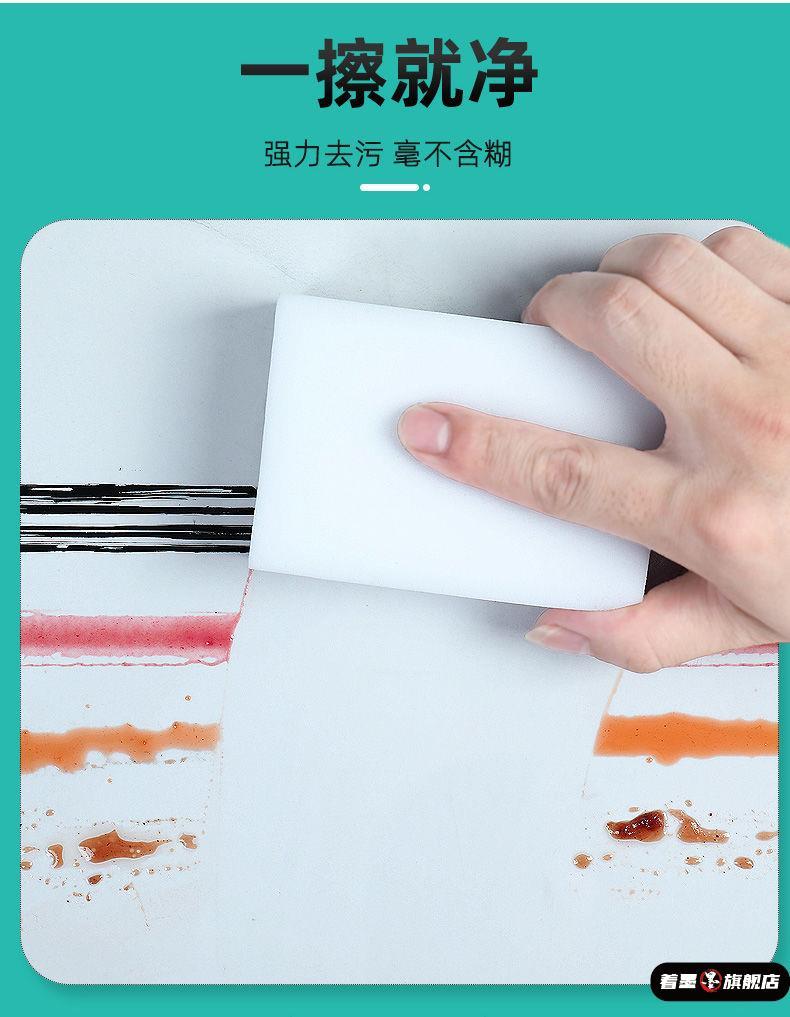 Nano Sponge Magic Eraser for Stain Removal, Durable, Shoe Cleaning, Kitchen Cleaning, Dish Scrubbing Sponge Block, Dishwashing Scouring Pad — تصویر 1