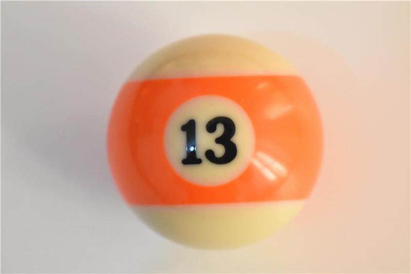 товар из китая 标准大号桌球黑八散球配子十六彩配球台球子单个台球白球母球大头 Water de name snow