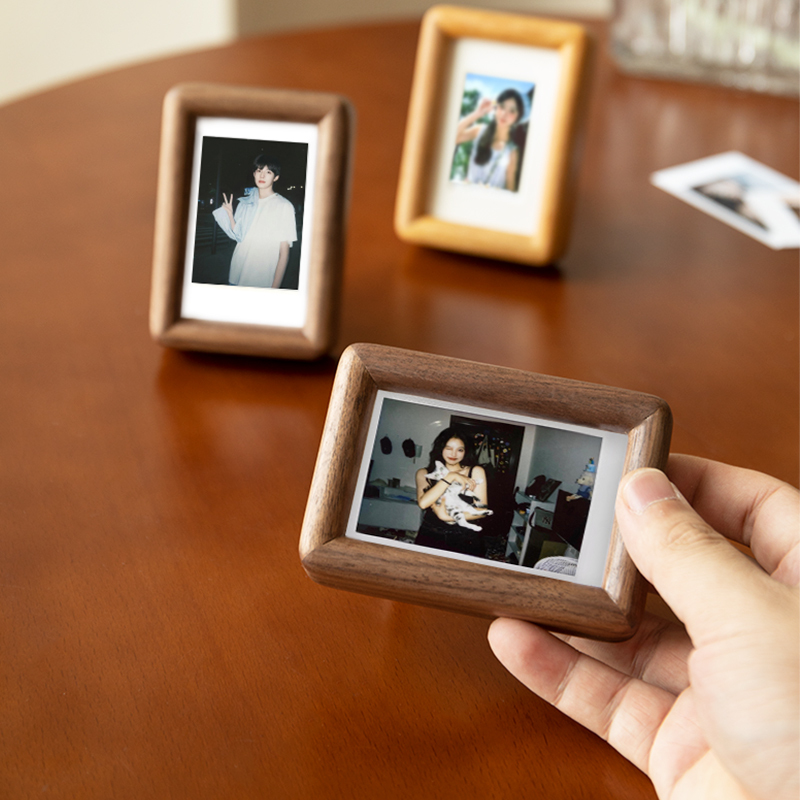 Practical Photo Frame Gift for Mom, Polaroid Photo Frame Display Stand, Mini 3inch Photo Frame for Photo Memories