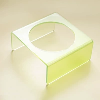 Зеленый градиент акриловый полка для одной чаши