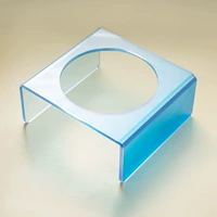 Синий градиент Акриловая полка для одиночной чаши