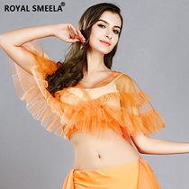 Belly Dance Costume Womens Sweater Sexy Trained Costume Shoulder New Short Sleeve Xia Oriental Dance Clothes Beginners
