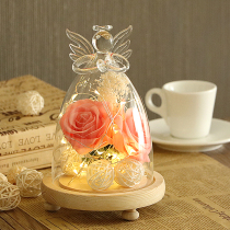 520 Valentines Day living room desktop ornaments creative glass cover overall decoration Night Light Crafts furnishings