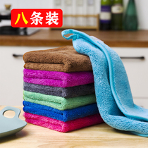 Household floor wipe cloth thick water absorption does not lose hair wipe table kitchen dishcloth housework cleaning towel