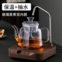 Thickened glass cooking teapot Electric pottery stove Automatic water steaming teapot insulation tea maker Boiling water making tea making stove