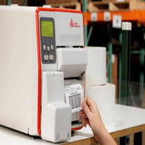 AVERY DENNISON ADTP2 ECOCUT Ailey Denison printer automatically cuts the cut length