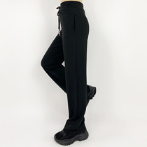 2020 square dance new wide leg pants with shape non-wrinkle dance pants elastic good four-sided dance practice trousers