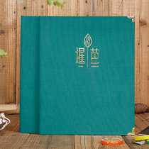 Imported new famous foam Taiwan card production custom page change Chinese and Western cuisine Japanese and Korean cuisine European and American menu Wine list