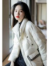 JOLIMENT white thick warm cotton jacket women 2020 autumn and winter New Fashion small short down jacket