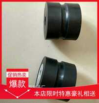 Rubber-coated iron Lu core bearing rubber-coated wheel pulley roller universal wheel inner diameter 15 outer diameter 60 thickness 50 wear-resistant