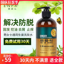 Ying Pais brain easy ginger anti-breaking shampoo anti-hair loss old ginger juice anti-hair control male Lady