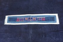 Hominin penthouse seeking to know the sound small flower Miao cotton fabric wax-dyed silk thread hand embroidered whole strip 106 * 21cmc-625