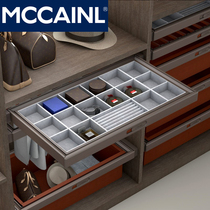 McKelon wardrobe jewelry box storage drawer type jewelry box push and pull wardrobe Dorabag storage box pants rack